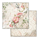 Stamperia Double-Sided Paper Pad 8"x 8" 10/Pkg - House Of Roses