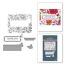 Spellbinders BetterPress Letterpress Press Plates & Dies Set Butterfly Garden 2/Plates & 3/Dies