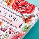 Spellbinders BetterPress Letterpress Press Plates & Dies Set Butterfly Garden 2/Plates & 3/Dies