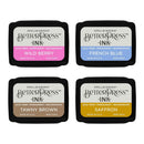 Spellbinders BetterPress Letterpress Mini Ink Pad Set 4 pack Nature Tones