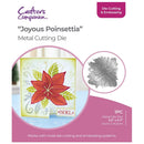 Crafter's Companion Create A Card Metal Die Joyous Poinsettia*