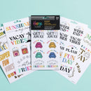 Happy Planner Sticker Sheets 5/Sheets Summer Bucket List, 34 Pieces*