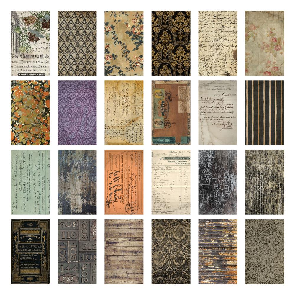 Advantus Tim Holtz Idea-ology - Halloween backdrops 6x10 Paper Pad