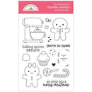 Doodlebug Clear Doodle Stamps Gingerbread Kisses*