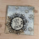 Elizabeth Craft Metal Die Let it snow*