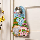 Bucilla Felt Door Hanger Applique Kit Set Of 2 Springtime Gnomes*