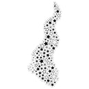 Crafter's Companion Cosmic Clear Acrylic Stamp Milky Way*