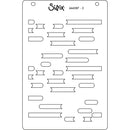 Sizzix A6 Layered Cosmopolitan Stencils By Stacey Park 4/Pkg - Downtown*