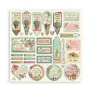 Stamperia Double-Sided Paper Pad 8"x 8" 10/Pkg - Garden