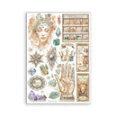 Stamperia A5 Washi Pad 8/Pkg - Fortune