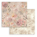 Stamperia Double-Sided Paper Pad 8"x 8" 10/Pkg - Shabby Rose