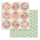 Stamperia Double-Sided Paper Pad 8"x 8" 10/Pkg - Shabby Rose