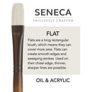 Willow Wolfe Seneca Artist Flat Brush 10*