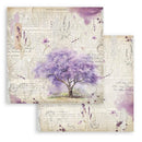 Stamperia Double-Sided Paper Pad 12"x 12" 10/Pkg - Lavender