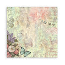 Stamperia Polyester Fabric 12"x 12" 4/Pkg - Wonderland