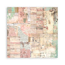 Stamperia Polyester Fabric 12"x 12" 4/Pkg - Wonderland