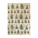 Stamperia Assorted Rice Paper Backgrounds A6 8/Sheets - Classic Christmas
