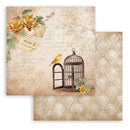Stamperia Double-Sided Paper Pad 12"x 12" 10/Pkg - Golden Harmony*