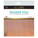 Deco Foil Transfer Sheets 6"X6" 12/Pkg - Sparkling Cider