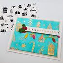 Deco Foil Transfer Sheets 6"X6" 12/Pkg - Firelight