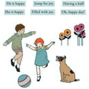 Sizzix A5 Clear Stamps w/Framelits Dies By 49 And Market - Play Time