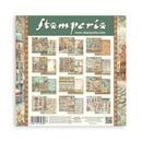 Stamperia Double-Sided Paper Pad 12"x 12" 10/Pkg - Art of Travelling