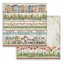 Stamperia Double-Sided Paper Pad 12"x 12" 10/Pkg - Art of Travelling