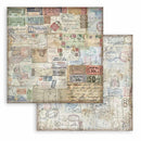 Stamperia Double-Sided Paper Pad 12"x 12" 10/Pkg - Art of Travelling