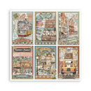 Stamperia Single-Sided Paper Pad 8"x 8" 22/Pkg - Art of Travelling