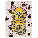 Hygloss Compoz-A-Puzzle Blank Jigsaw Puzzle 4"X5.5" 24/Pkg 16 Pieces*