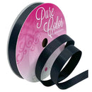 Morex Ribbon Double-Faced Satin 3/8"X15yd Black