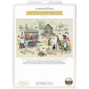 Dimensions Gold Collection cross stitch kit packaging with garden scene illustration
