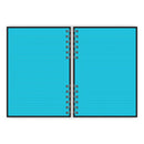 Neenah Astrobrights Black Hardcover Journal 6.5"x8.5" 90 Sheets