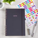 Neenah Astrobrights Black Hardcover Journal 6.5"x8.5" 90 Sheets