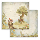 Stamperia Scrapbooking Pad 8"x 8" 10/Pkg - Hidden Grove