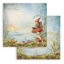 Stamperia Double-Sided Paper Pad 12"x 12" 10/Pkg - Hidden Grove