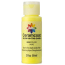 Delta Ceramcoat Glow Acrylic Paint 2oz Yellow
