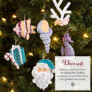 Bucilla Felt Ornaments Applique Kit Set Of 6 Santa's Sea Life