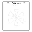 Sizzix Layered Stencils By Eileen Hull 3/Pkg - Colour Wheel