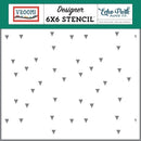 Echo Park Vroom! Stencil 6"X6" Good Things Triangles