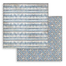 Stamperia Backgrounds Double-Sided Paper Pad 8"x 8" 10/Pkg - Silent Sea