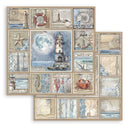 Stamperia Scrapbooking Pad 12"x 12" 10/Pkg - Silent Sea