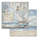 Stamperia Scrapbooking Pad 12"x 12" 10/Pkg - Silent Sea