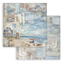 Stamperia Scrapbooking Pad 12"x 12" 10/Pkg - Silent Sea