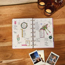 Happy Planner Mini 12-Month Disc Bound Planner Mystic Blooms; Jul '25 - Jun '26