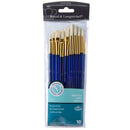 Royal Brush White Bristle Brush 10/Pkg