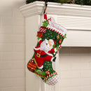 Bucilla Felt Stocking Applique Kit 18" Long Santa's Festive Frolic
