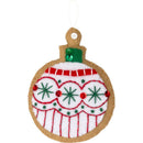 Bucilla Felt Ornaments Applique Kit Set Of 6 Jolly Gingerbread Snowman