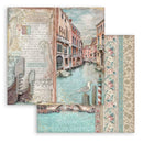Stamperia Scrapbooking Pad 8"x 8" 10/Pkg - Venice City of Art