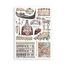 Stamperia A5 Washi Pad 8/Pkg - Venice City of Art